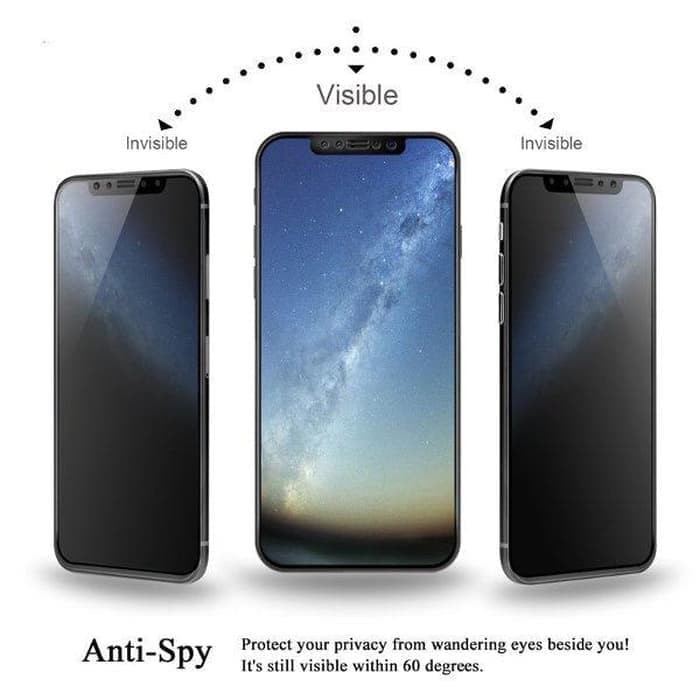 TEMPERED GLASS ANTI SPY SAMSUNG M10 - ANTI GORES KACA PRIVASI - SCREEN PROTECTOR