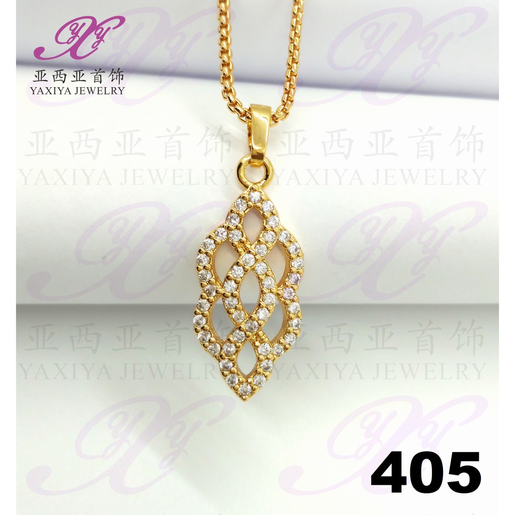 

Liontin lapis emas Gems Perhiasan imitasi Gold18k Yaxiya Jewelry 405