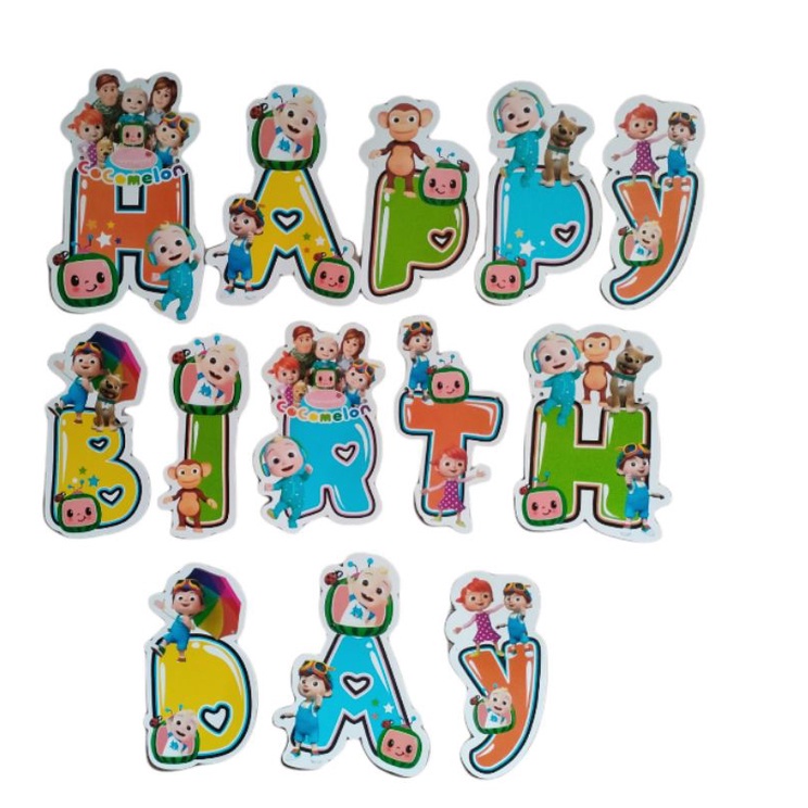 banner flag bentuk bunting flag bentuk garland flag berbentuk untuk ulang tahun happy birthday karak