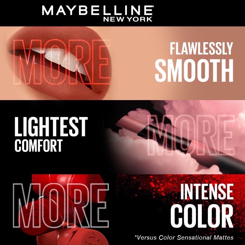 MAYBELLINE COLOR SENSATIONAL ULTIMATTE SLIM LIPSTICK