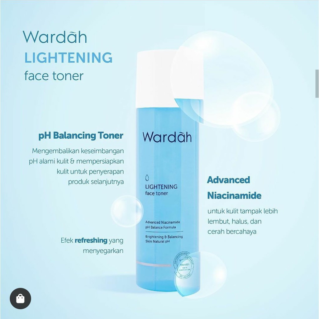 Wardah Lightening Face Toner 125ml (Kemasan Baru)