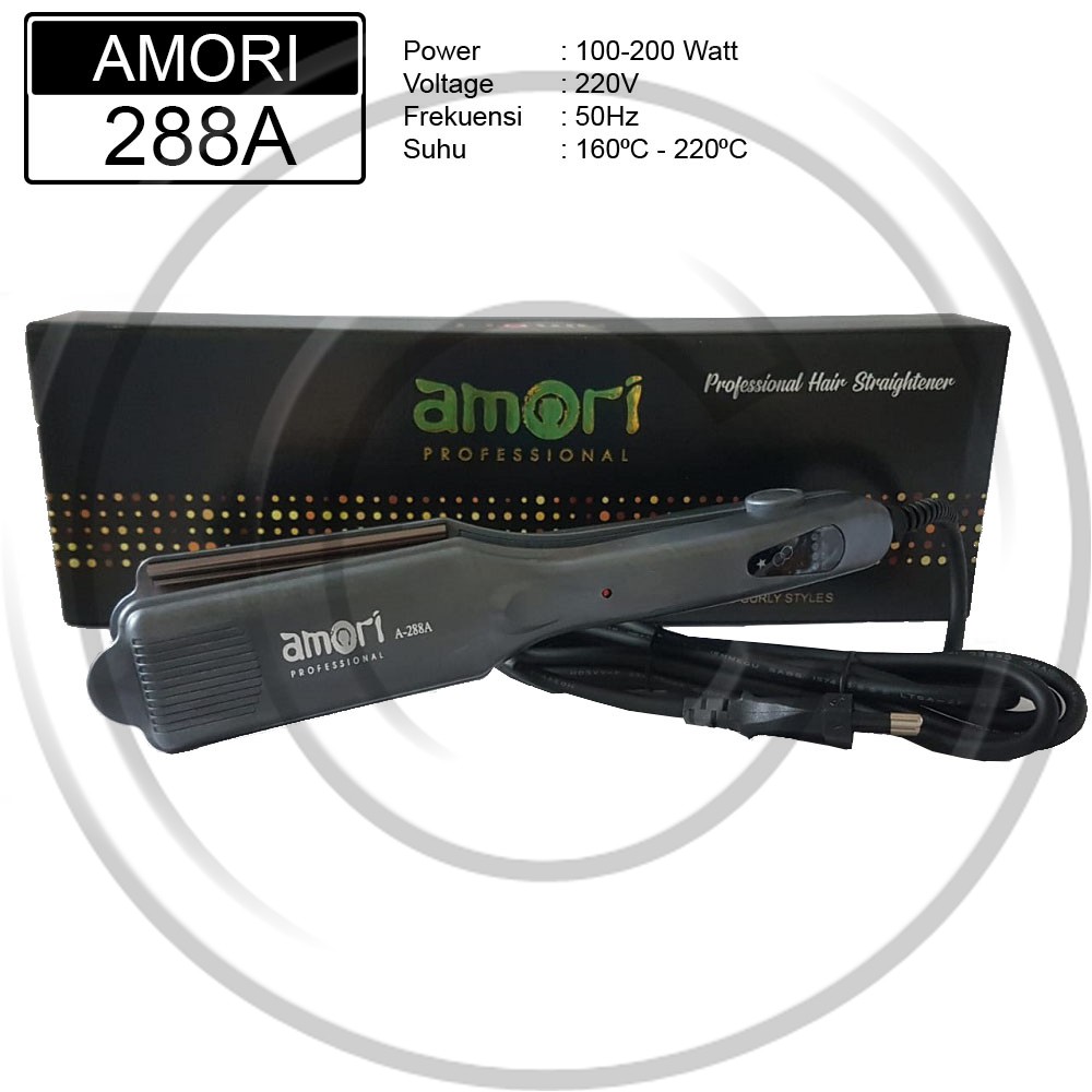 AMORI / AMORI-288A / Catokan Rambut Plat Lebar ZigZag (Baba) (Genteng)