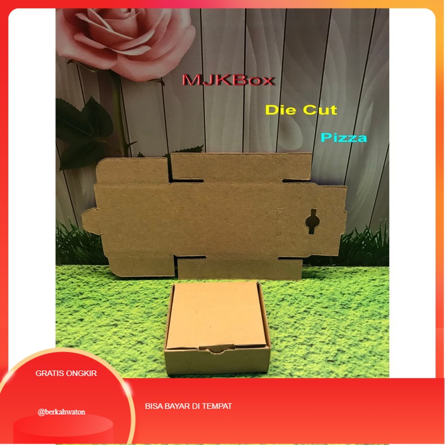 

kardus /karton/box .uk. 8x8x3 cm...model Die Cut TERMURAH BERKUALITAS TINGGI
