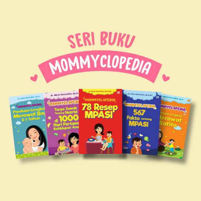 PAKET MOMMYCLOPEDIA DR.META HANINDITA 4 BUKU