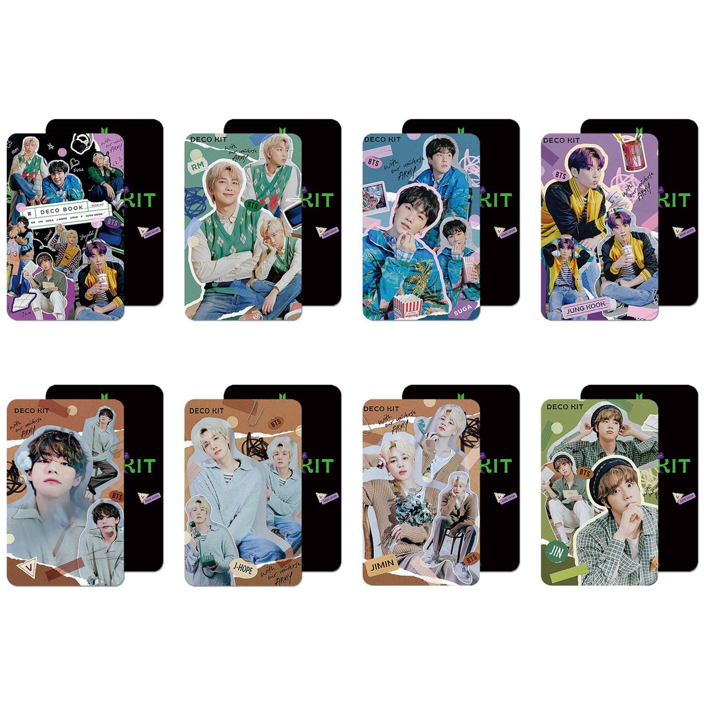 8pcs / Set Kartu Lomo Foto Kpop BTS Album