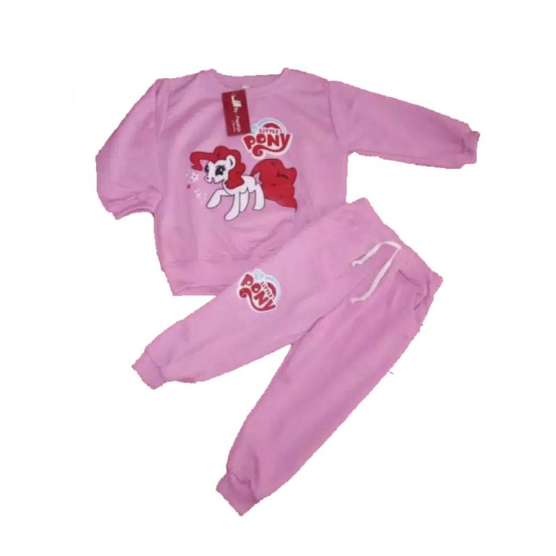 setelan Jogger seport anak/littleponi