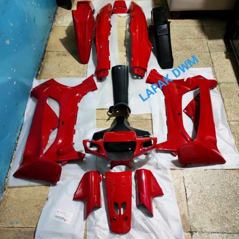 Cover body full set F1ZR FIZR vega r merah non original high quality