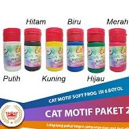 

[PROMO PL074] Cat Khusus Motif Paket 2 ( 6 warna ) Best Terlaris