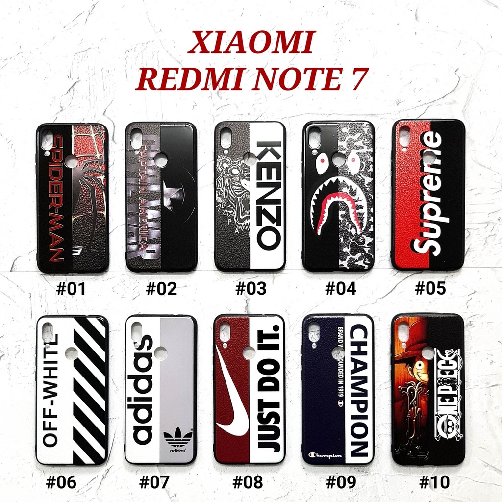 XIAOMI REDMI NOTE 5 / 5 PRO  NOTE 6 / 6 PRO  REDMI NOTE 7 - MAN OF STYLE Soft Hard Case Motif Cowok