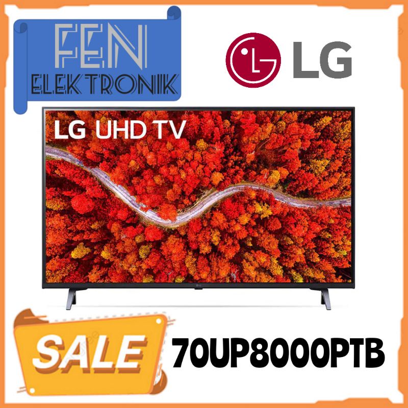 LG LED TV 70 INCH 70UP8000PTB Smart TV 4K 70UP8000 LG 70UP UP8000 70"