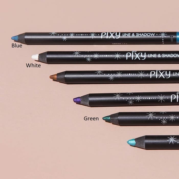 Pixy Line And Shadow Eyeliner Eyeshadow Pencil Putih Shopee Indonesia