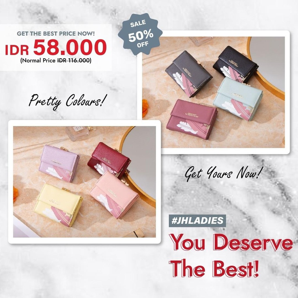 JIMS HONEY DOMPET LIPAT WANITA AIRIN WALLET