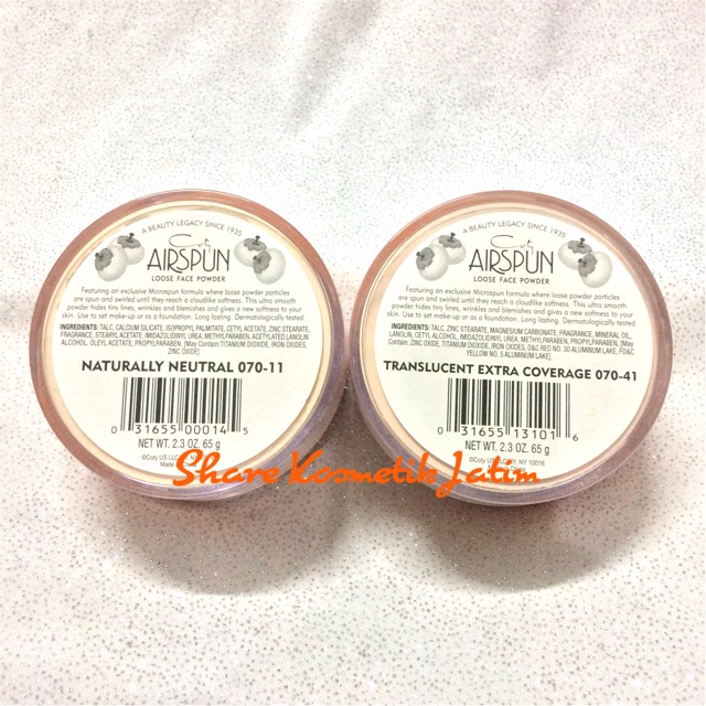 [SHARE IN JAR] COTY AIRSPUN LOOSE FACE POWDER