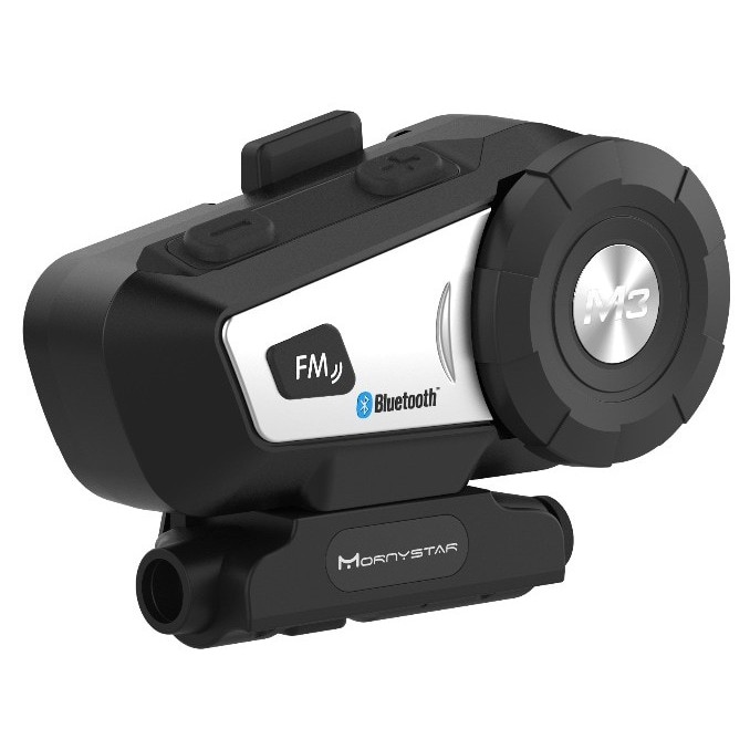 MORNYSTAR M3 Intercom Music GPS Telpon Bluetooth Headset For Helmet-4