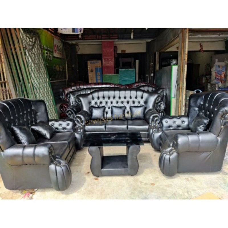 sofa jaguar 321meja+bantal berkwalitas