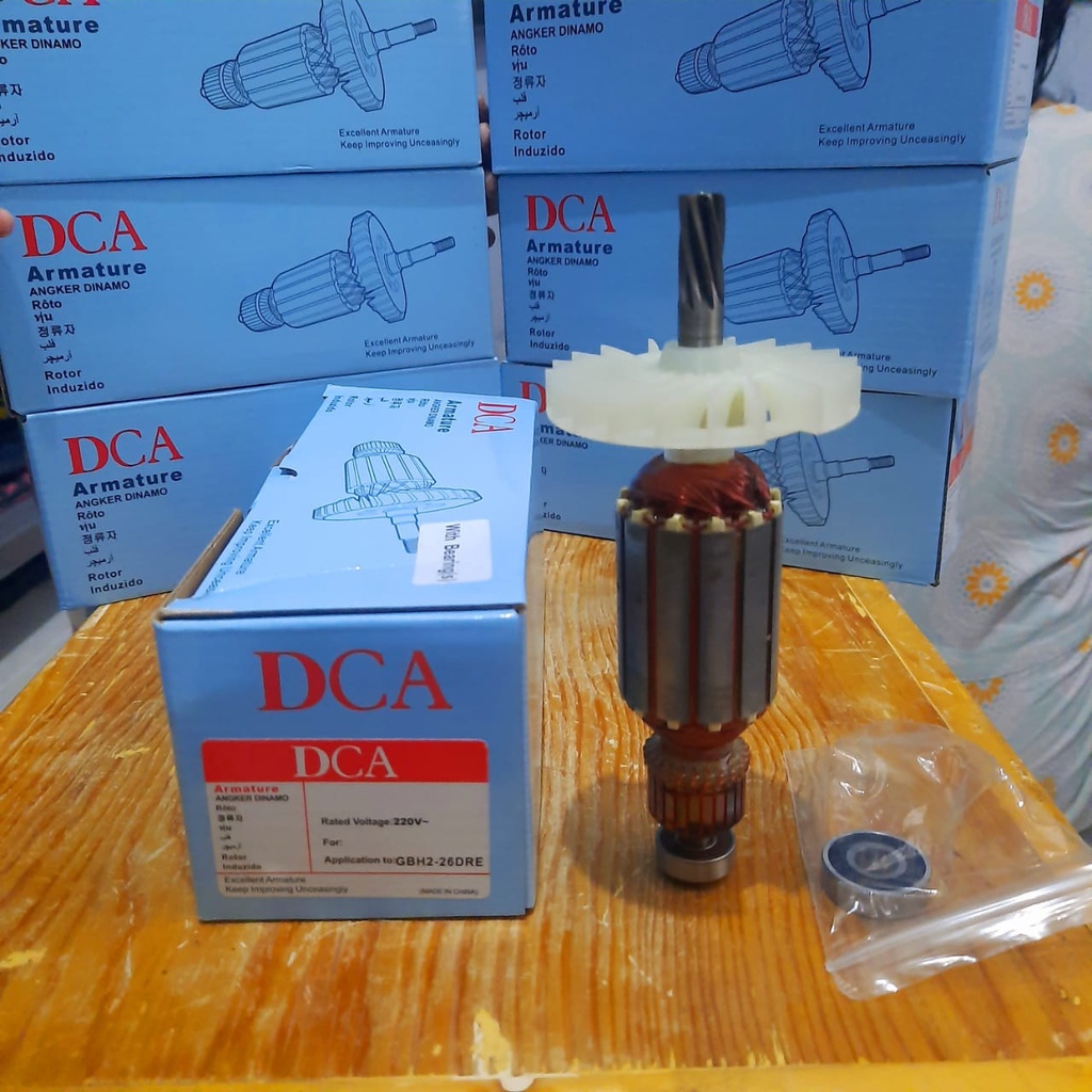 Armature / Angker DCA Bosch GBH 2 - 26 / GBH 2-26 Mesin Bor Beton