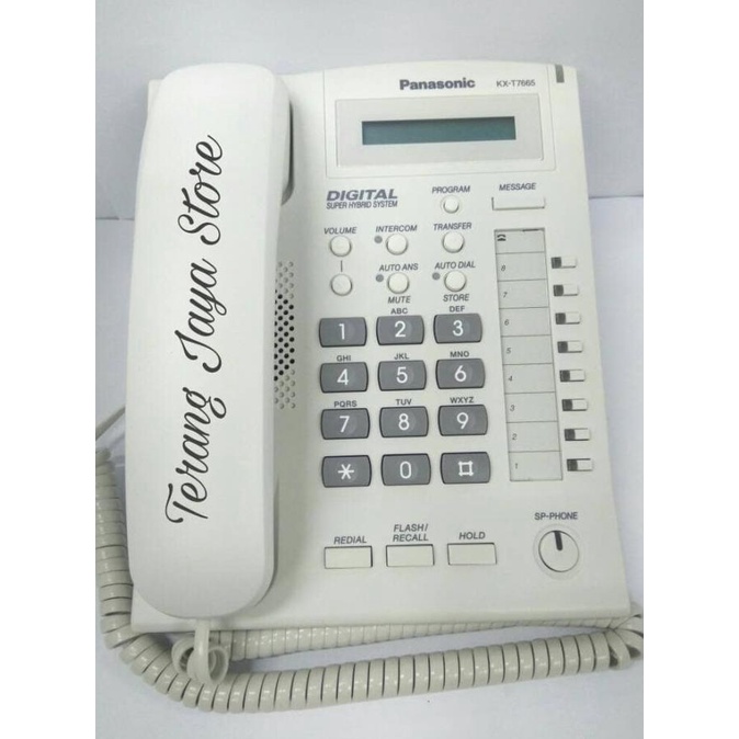 Jual Promo Telepon Digital Panasonic Kx T7665 Telepon Key Master Pabx
