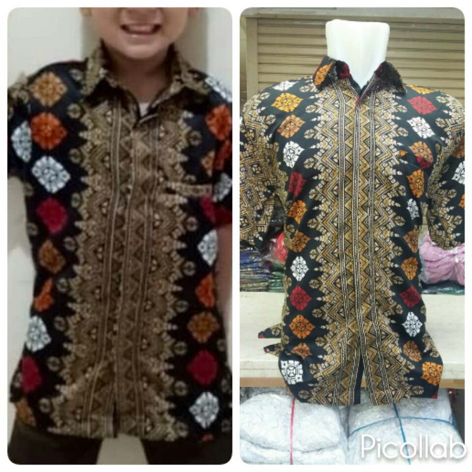 Cauple Kemeja Batik Ayah Dan Anak