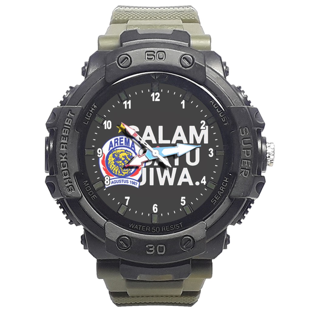 Jam Tangan  AREMA MOTIF 1 Bagus