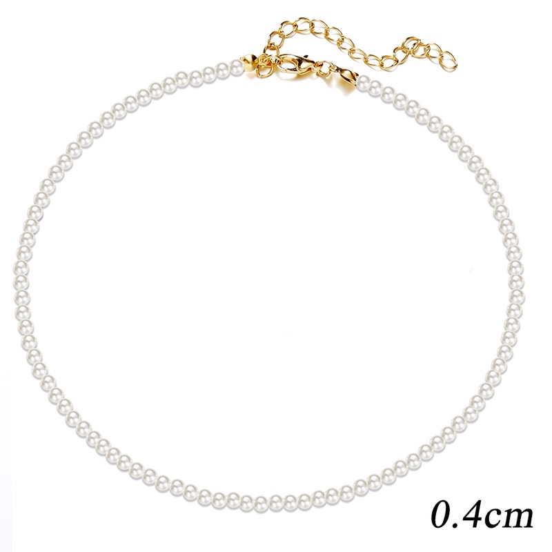 Necklace Pearl Double Layer Kalung Mutiara Fashion Korea China Import