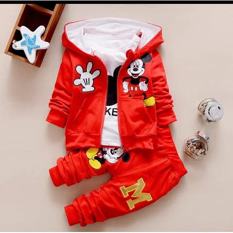 ST KIDS MICKEY MOUSE VARIASI JAKET PANJANG/ SETELAN ANAK-ANAK