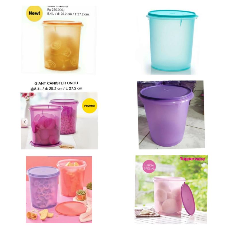 Tupperware Toples besar giant canister  8,4 L