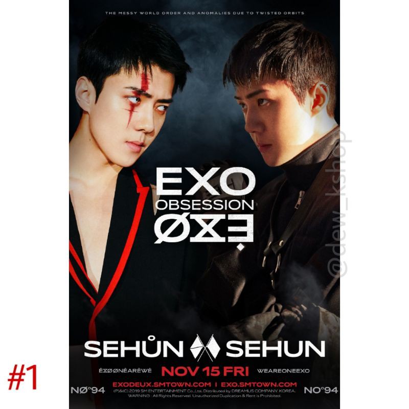POSTER EXO (SEHUN) - OBSESSION