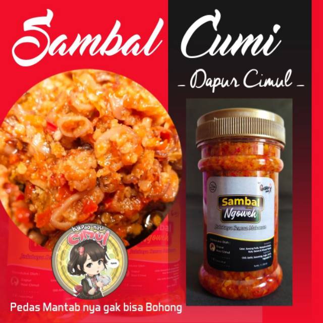 

Sambal Cumi/sambal cumi pedas/sambal cumi murah/sambal cumi cumi /sambal cumi mercon