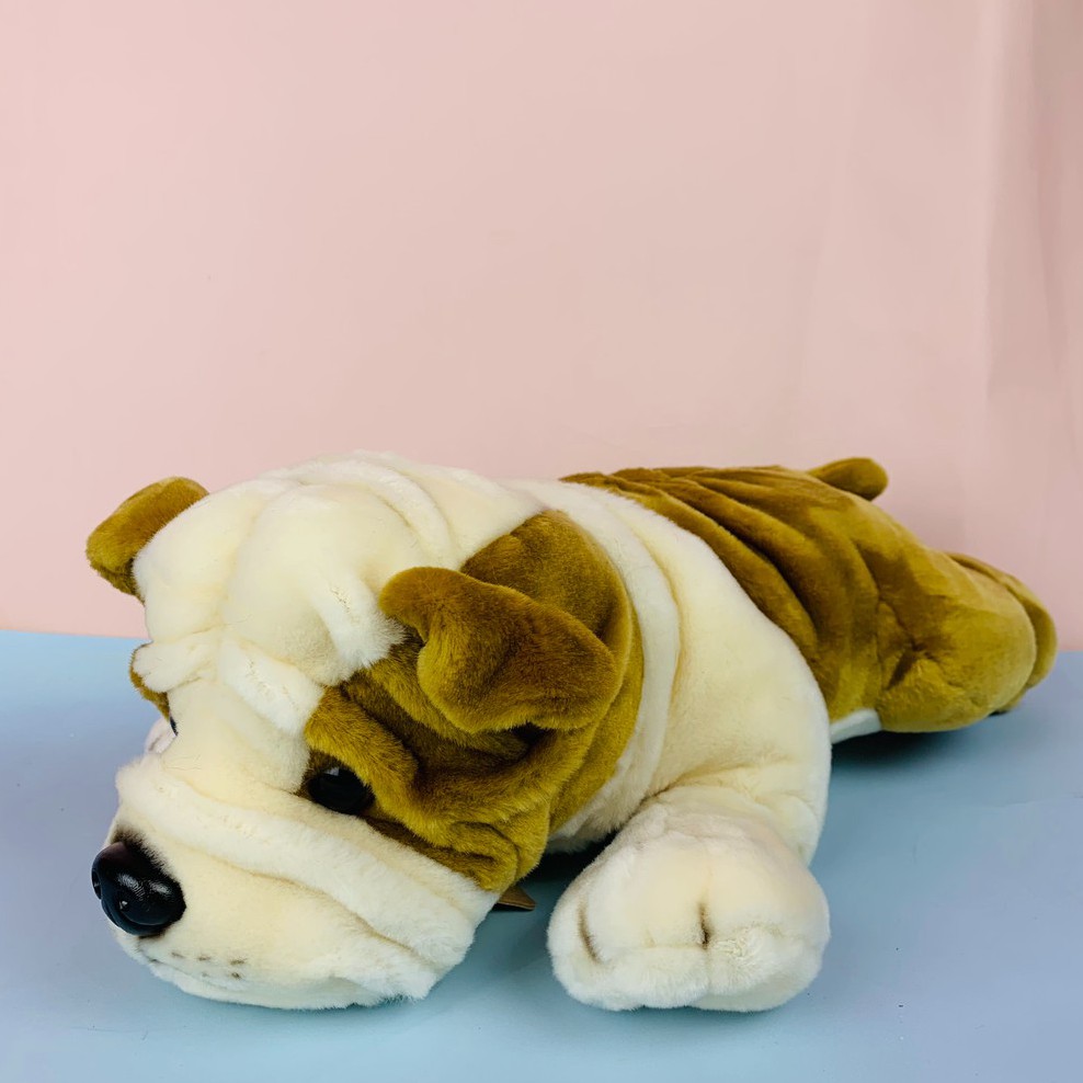 BONEKA ANJING FRENCHIE FRENCH BULLDOG CUTE LARGE (HADIAH PACAR ANAK TEMAN ULTAH KADO) SOFT LEMBUT