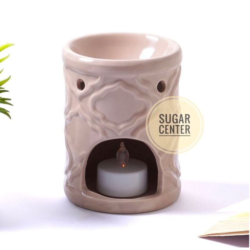 Arthome Tungku Aromaterapi Baroque/Tungku Minyak Aromaterapi Keramik/Tungku Minyak Esensial/Tungku L
