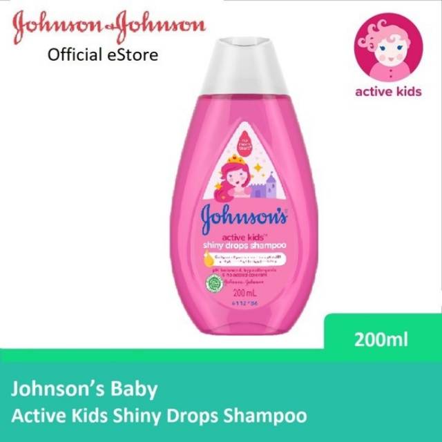 JOHNSON'S ACTIVE KIDS SHINY DROPS SHAMPOO  / Conditioner 200ML