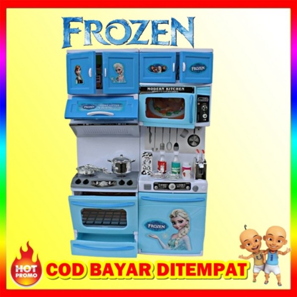 MY MODERN KITCHEN SET FROZEN BESAR - MAINAN ANAK MASAK-MASAKAN Limited