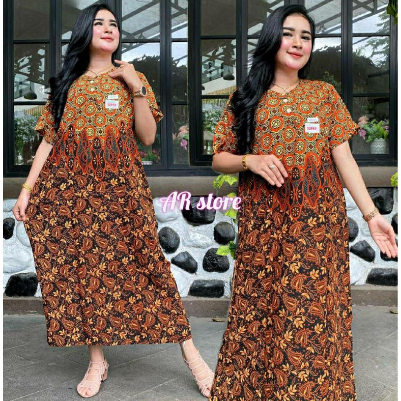 Daster Batik Sogan Busui-santung tebal-murah