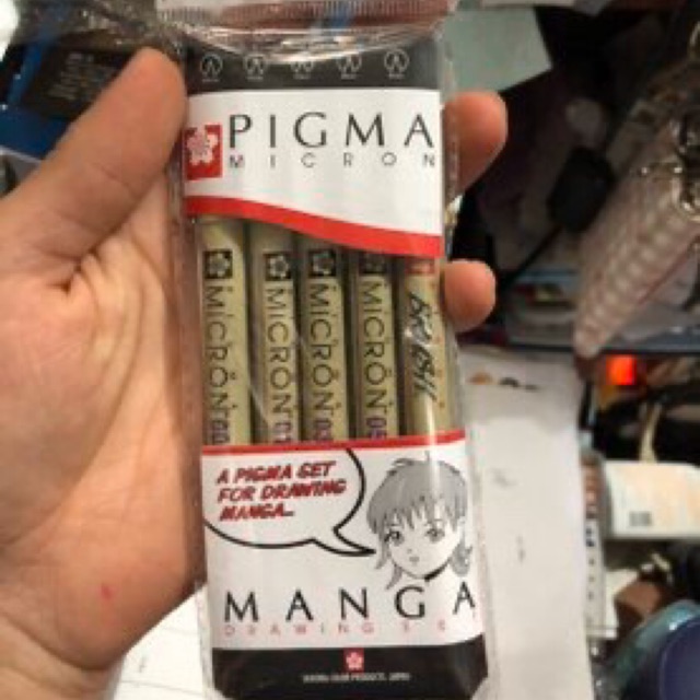 

Sakura pigma micron manga set isi 5 brush