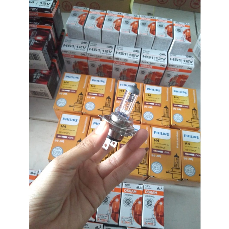 DOP LAMPU H4 PHILIPS 12V 60/55W