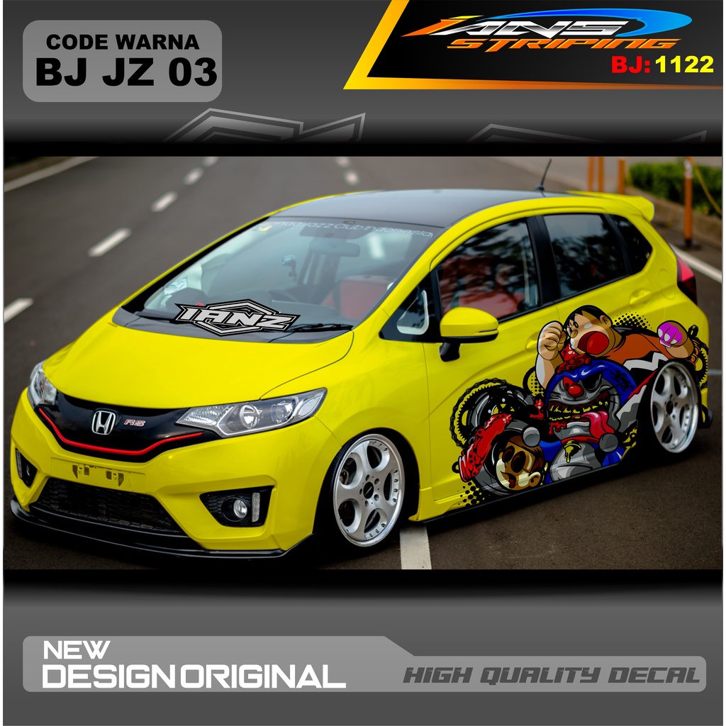 STIKER DECAL MOBIL JAZZ / STIKER MOBIL BRIO / DECAL STIKER MOBIL SWIFT / STIKER MOBIL TOYOTA / DECAL STICKER MOBIL / STIKER YARIS AYLA