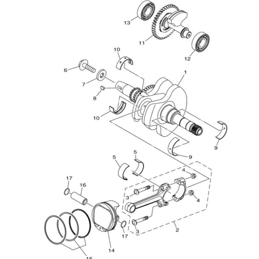 Plane Bearing XMAX B74 - Metal Kruk as XMAX B74
