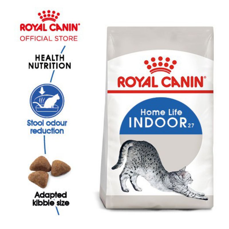 ROYAL CANIN CAT INDOOR 27 2KG 2 KG FRESHPACK/MAKANAN KERING KUCING DEWASA INDOOR 27 2KG