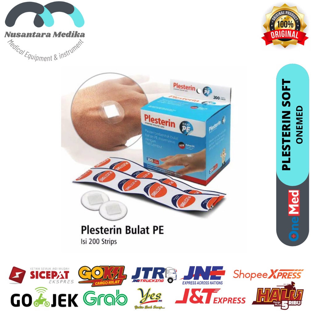 Plesterin Bulat Soft OneMed box isi 200pcs