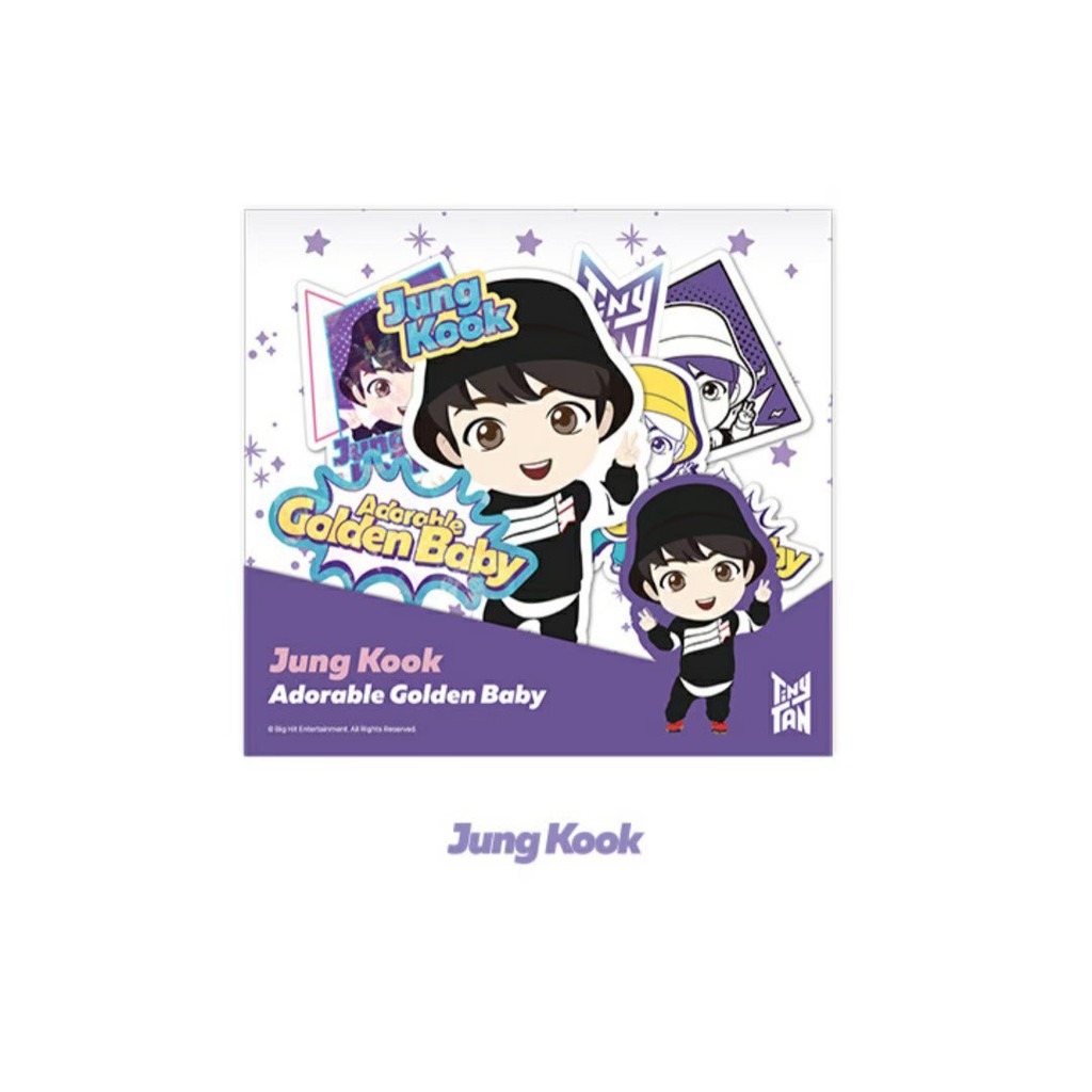 BTS Sticker set TinyTan Jungkook Official