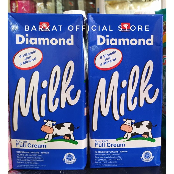 

Diamond - Susu UHT Full Cream 1 L