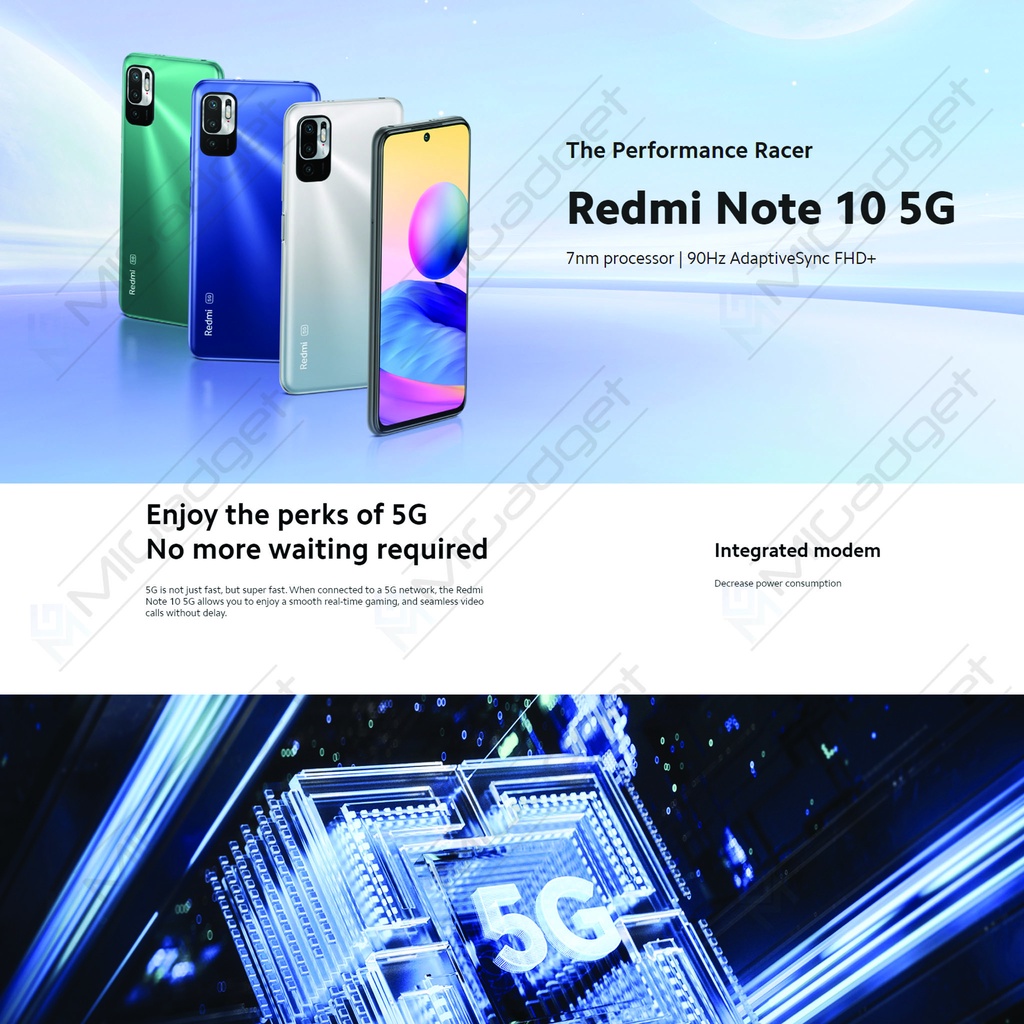 Redmi Note 10 5G 4/128 Garansi Resmi