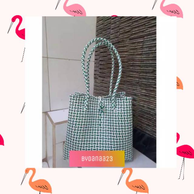 Tas anyaman plastik/Tas handmade/tas kerajinan