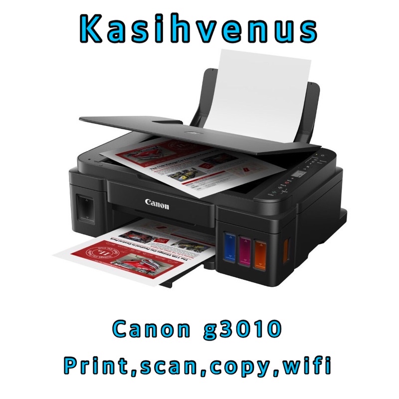 printer canon g3010 (print,scan,copy,wifi direct)