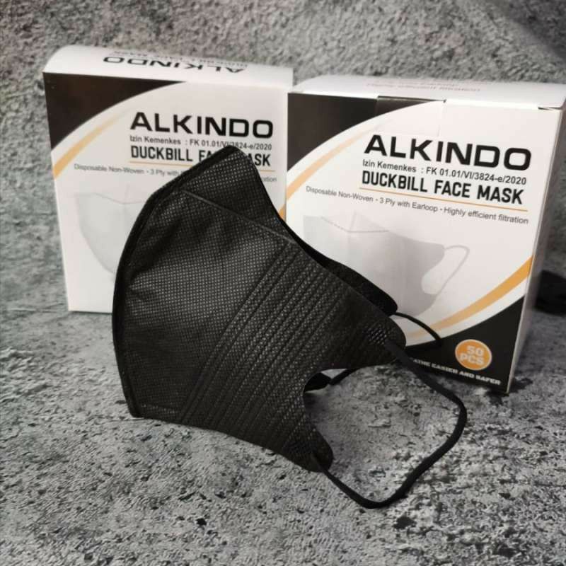 MASKER DUCKBILL GARIS / FACE MASK DUCKBILL ANTI DEBU