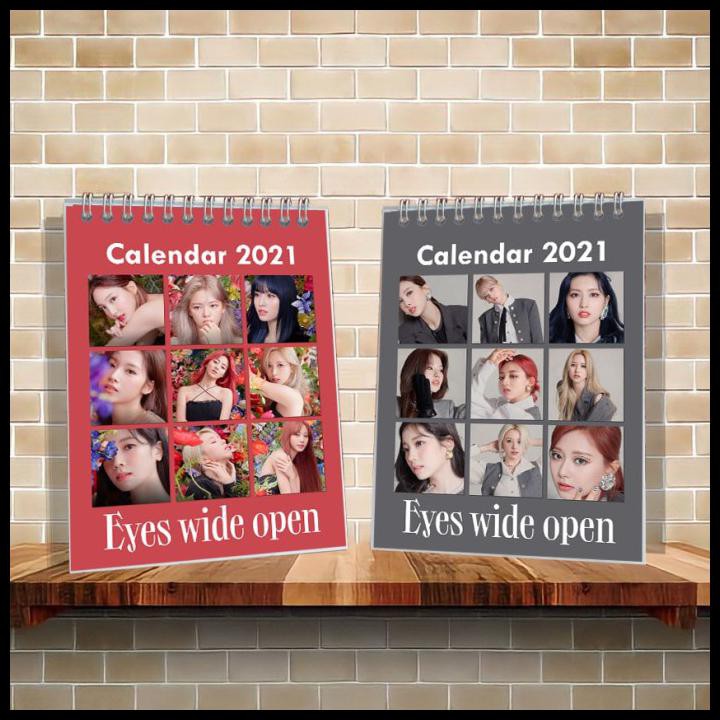 

Sp Kalender Meja 2021 Kpop Twice Eyes Wide Open