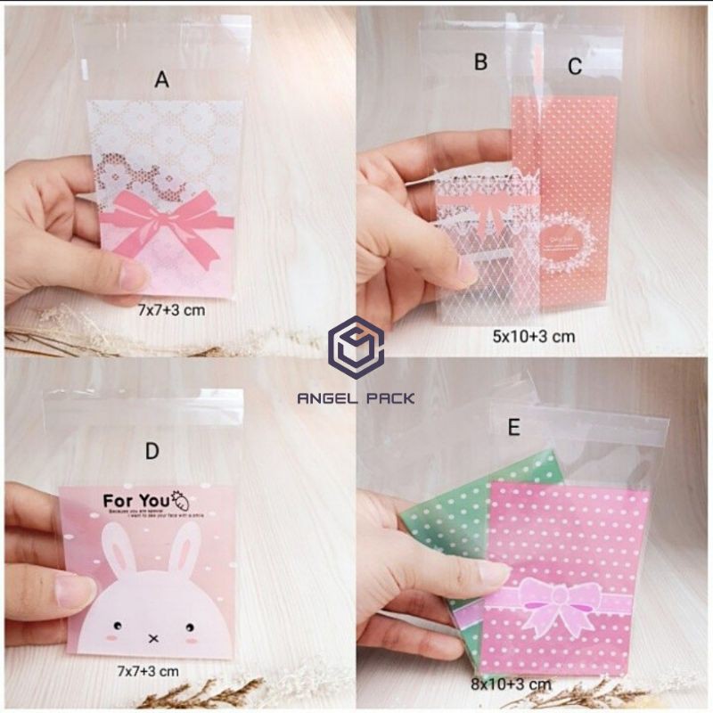

Plastik permen per 5pcs cookies kemasan aksesoris plastik candy packaging
