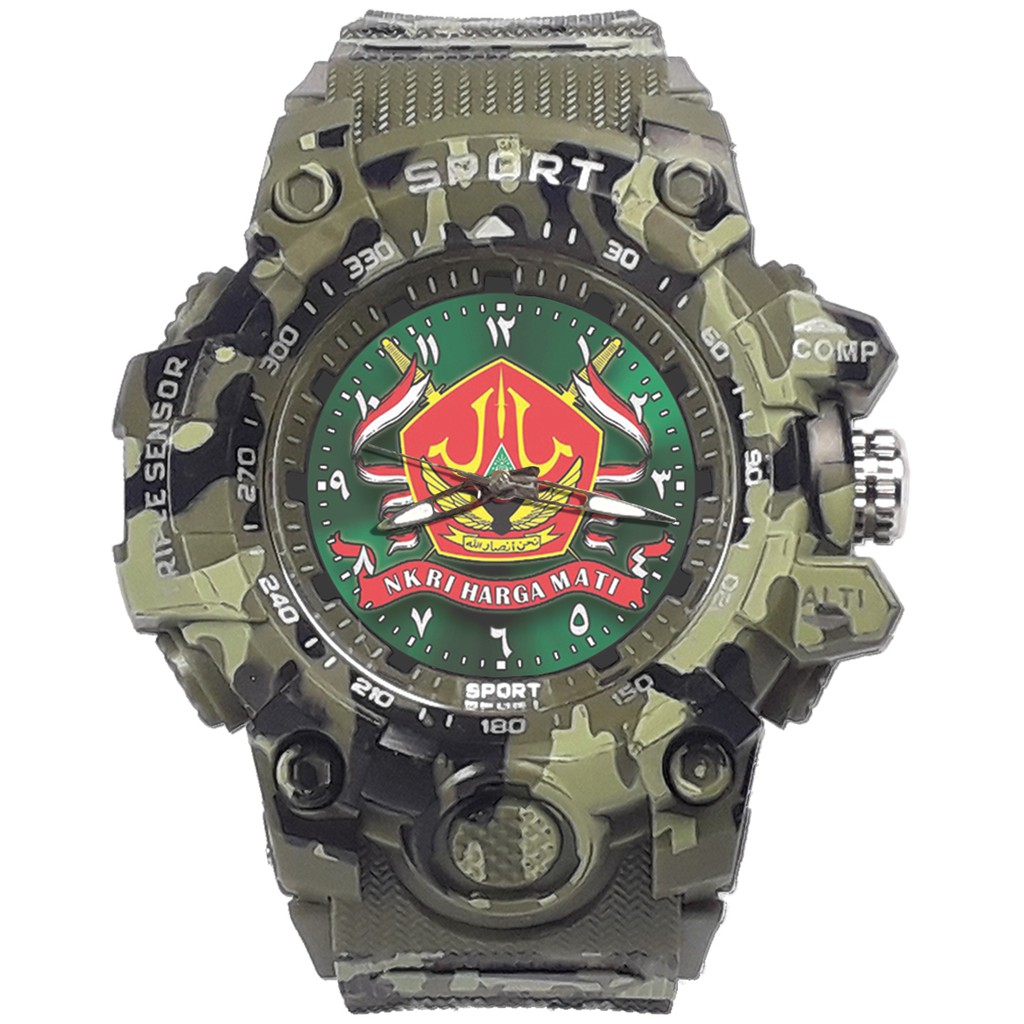 {Istimewa} Jam Tangan BANSER - NU Hijau Army Water Resistant