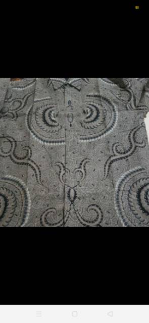 BABON ANGREM Kemeja Batik Pria Lengan Panjang Katun Halus FULL FURING Florist