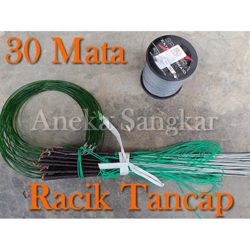 30 MATA JERAT RACIK TANCAP BURUNG MANDAR RUAK-RUAK KUNTUL AYAM AYAMAN